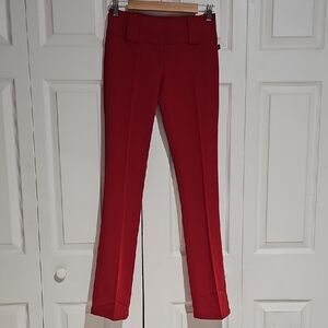 Bobby J Red Stretch Dress Pants – Size 00